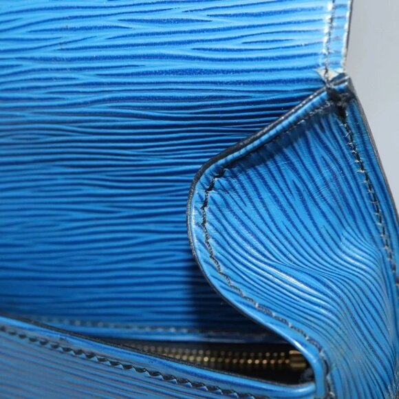 LOUIS VUITTON Epi Saint Cloud GM Shoulder Bag Toledo Blue  LV Auth - Picture 13 of 16